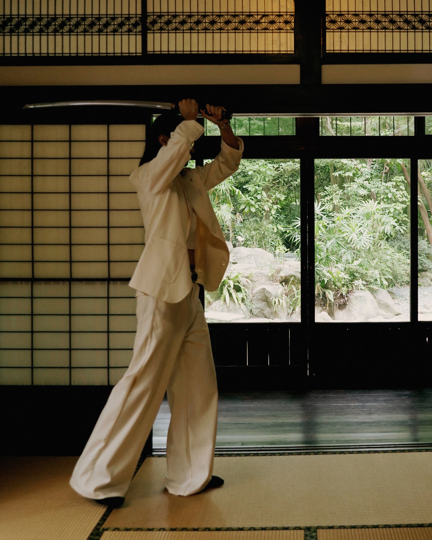 Classic Tailored Blazer - Ivory / USD.188