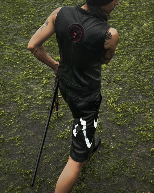 Mind Leather Shorts - 2 types / USD.806