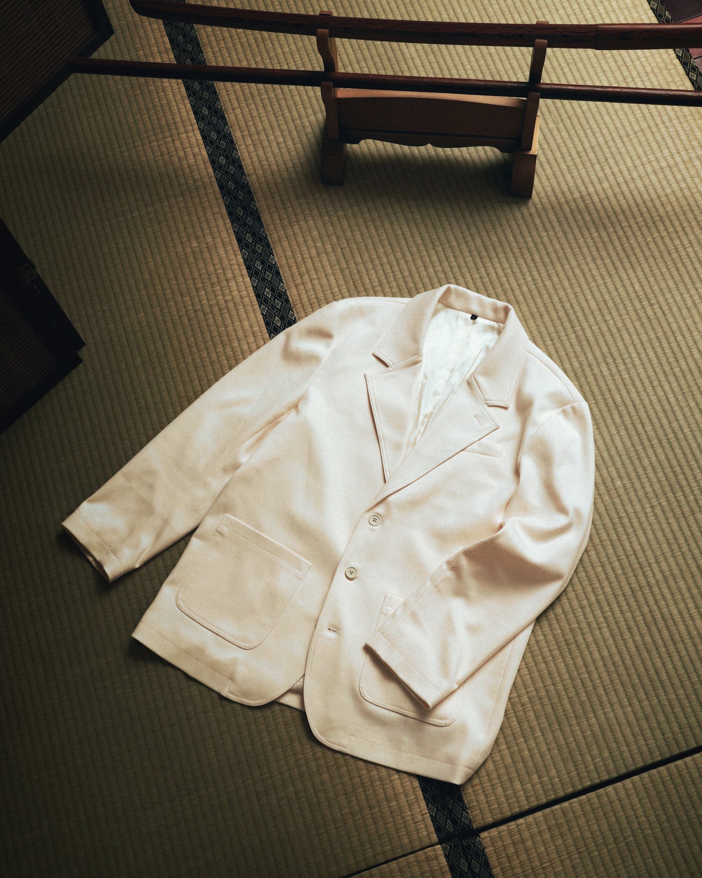 Classic Tailored Blazer - Ivory